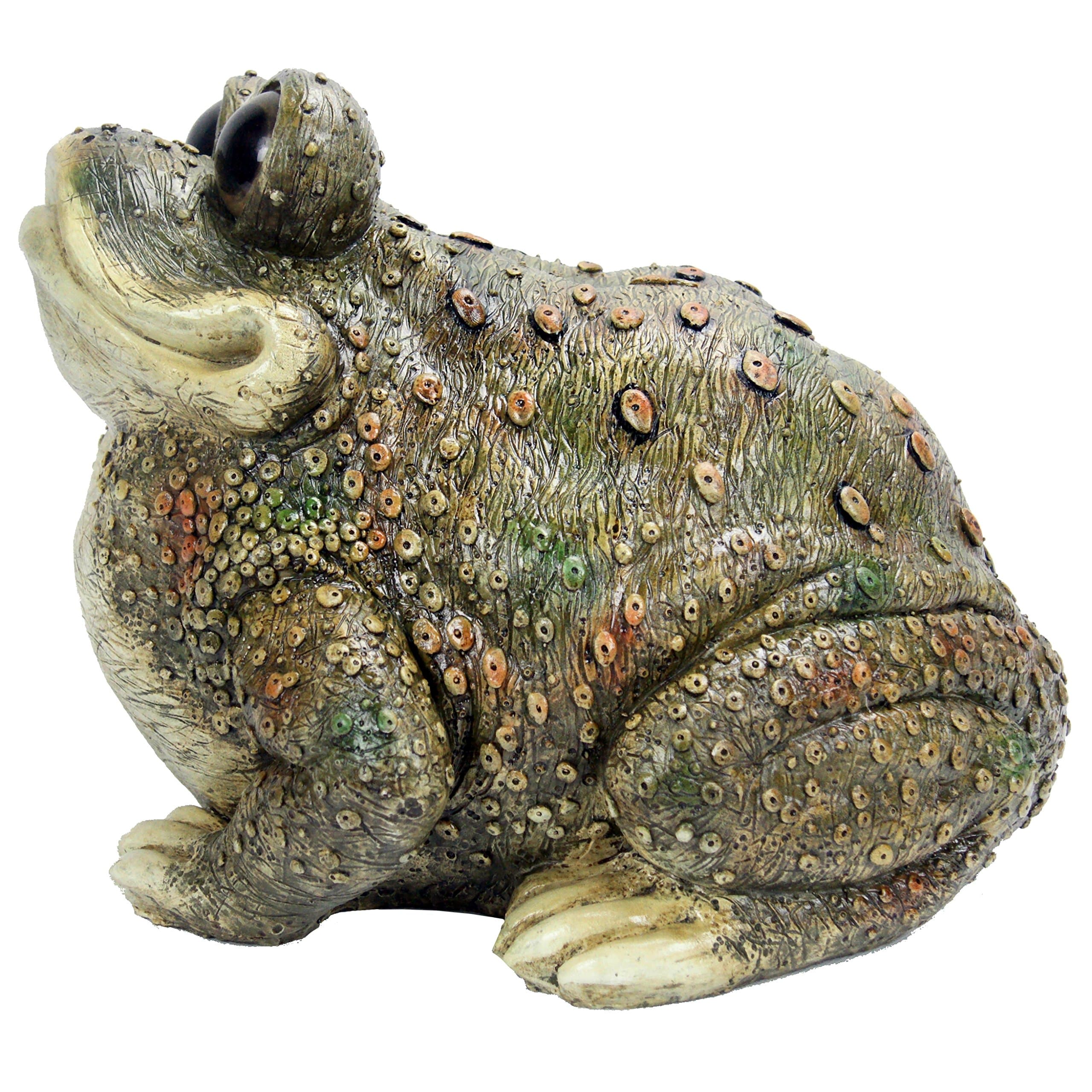 Kenzie Toad by Michael Carr Designs - Outdoor Toad Figurine for gardens, patios and lawns (80084)
