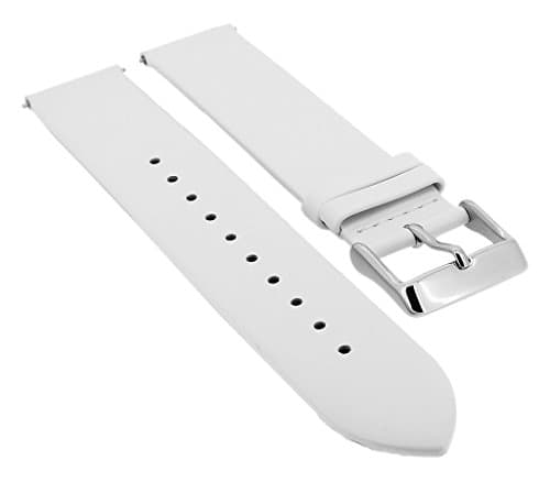 Timex Weekender Fairfield 20 mm Leather Replacement Strap in White TW2R2 6100