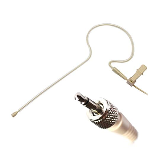 UltraDisk 4063 Pro Ear Hook Microphone 3.5mm Locking Thread - fitting Sennheiser Wireless Mic Transmitters