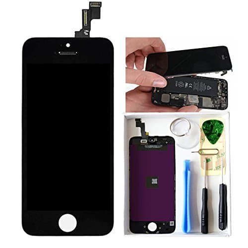 LT0220 Black iPhone 5S LCD Display Screen Touch Digitizer Assembly Replacement