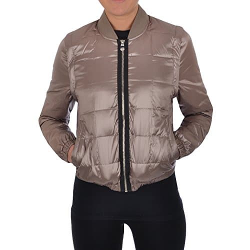 Puffa Women's Quilted Bomber Jacket - Bronze - 10UK