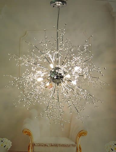 SUHANG Ceiling light Moooi Style Firework Led Pendant Lights Stainless Steel Gdns Dandelion , White-220-240V