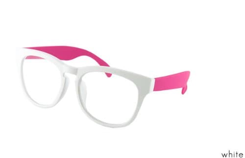 Bragg Attitude Glasses -- By MoralEyes (White)