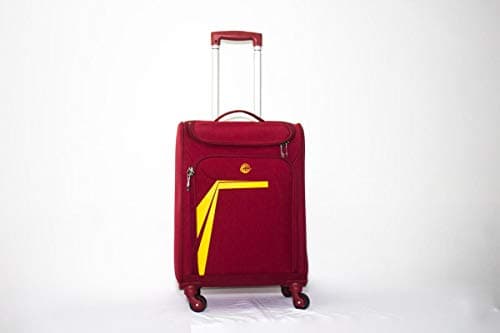 Carilite Polyester 20 inch Red Softsided Cabin Luggage