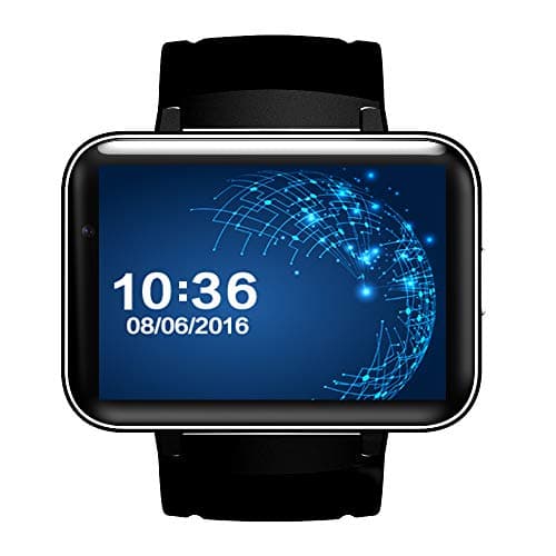 FensAide Android Smart Watch with Big Touch Screen Quad Core GPS WIFI 3G Camera SIM Card Anti-lost Support Video Call Fitness Watch Mobile Phone for Man/Women