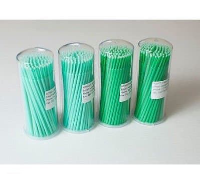 400 pcs Dental Micro applicator microbrush Fine 4 Tubes