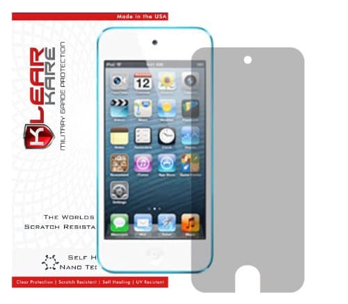 KlearKare Bulk Invisible Screen Shield Protector for Apple Ipod Touch 5 | Military Grade Scratch Protection