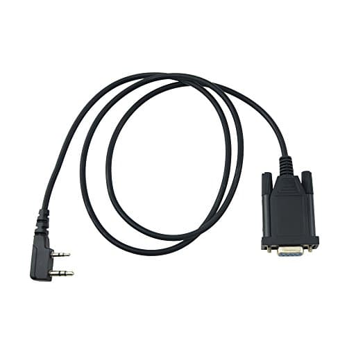 Bigstone 2-Pin Programming Cable with COM Port for Kenwood, WouXun, TYT, BaoFeng Two Way Radio