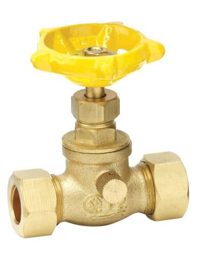 ProChannel VSWSTDD3PA Stop/Waste Valve with Brass Compression X Compression, 1/2-Inch