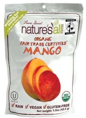 Natures All Mango Frz Drd Raw Org