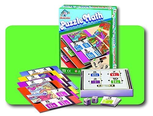 Mighty Mind Puzzle Math Ages 4-8 (1- 4 children) (#40500) by Leisure Learning by Leisure Learning