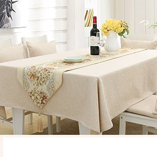 European cotton solid color table cloth/Rectangle round tablecloth/ table-cloth fabric/ Gabe-E 120x160cm(47x63inch)