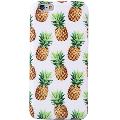 iPhone 6 Plus Case, KINFUTON iPhone 6 Plus Phone Case, IMD TPU Anti Scratch Sleek Soft Case, Compatible with iPhone 6Plus/6sPlus 5.5" (Pineapples-K46)