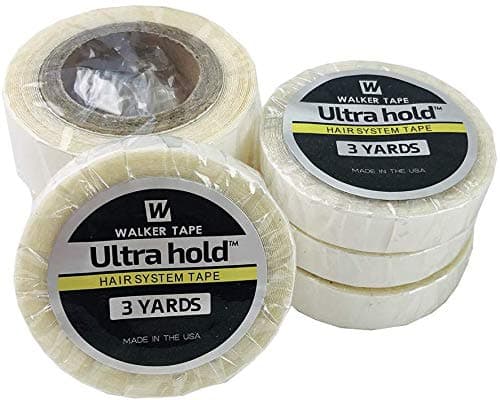 ShowCoco 1 Roll Double Sided Adhesive Lace Front Support Tape Roll Wig White Tape for Lace Front Wig (1.0cm3yards)…