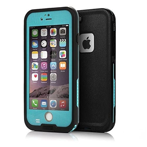 iPhone 6s Plus Waterpoof Case, iPhone 6 Plus Waterproof Case GOGOM Waterproof Shockproof Snowproof Dirtpoof Full Sealed Protective Case Cover for Apple iPhone 6s Plus/ iPhone 6 Plus 5.5 Inch (Blue)