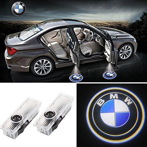 2 Pcs LED Car Door Step Welcome Courtesy Ghost Shadow Lights for BMW 3 5 6 7