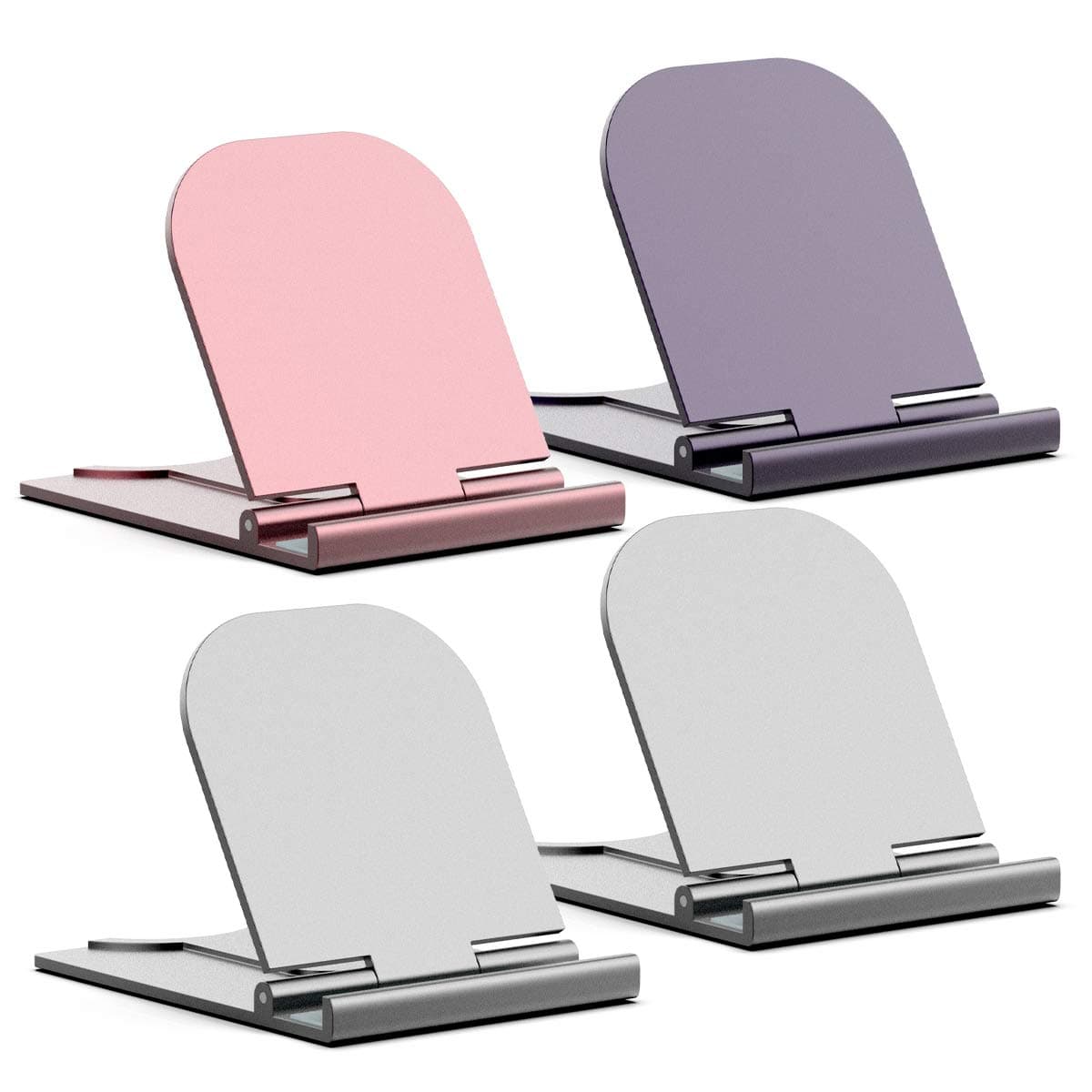 Cell Phone Stand 4 Pack Phone Holder Adjustable Foldable Tablet Stand Compatible with iPhone 11/11 Pro/11 Pro Max/Xs MAX/XR/XS/X Galaxy S10/S9/S9 Plus/Note 9 Google Pixel and More
