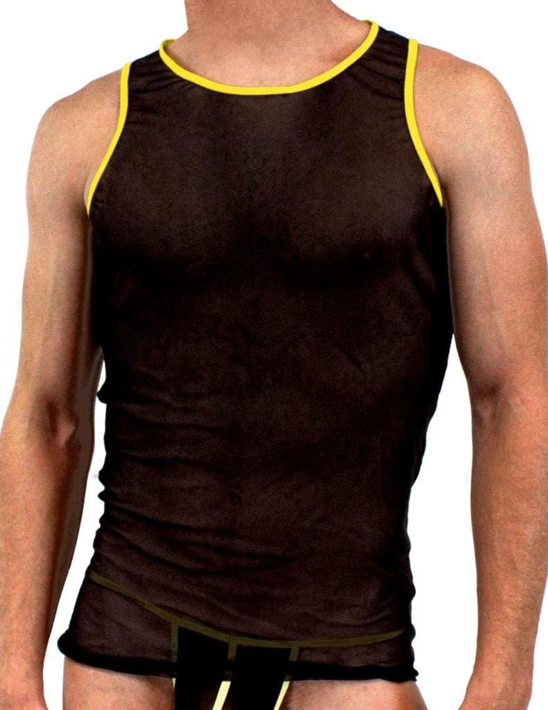 Rave Mesh Men's Stretch Net Tank Top