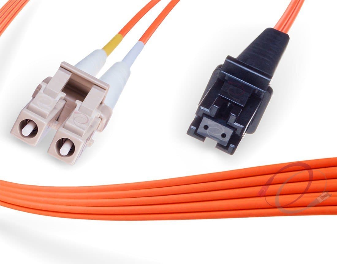 OM1 MTRJ LC Duplex Fiber Patch Cable 62.5/125 Multimode - 75 Meter