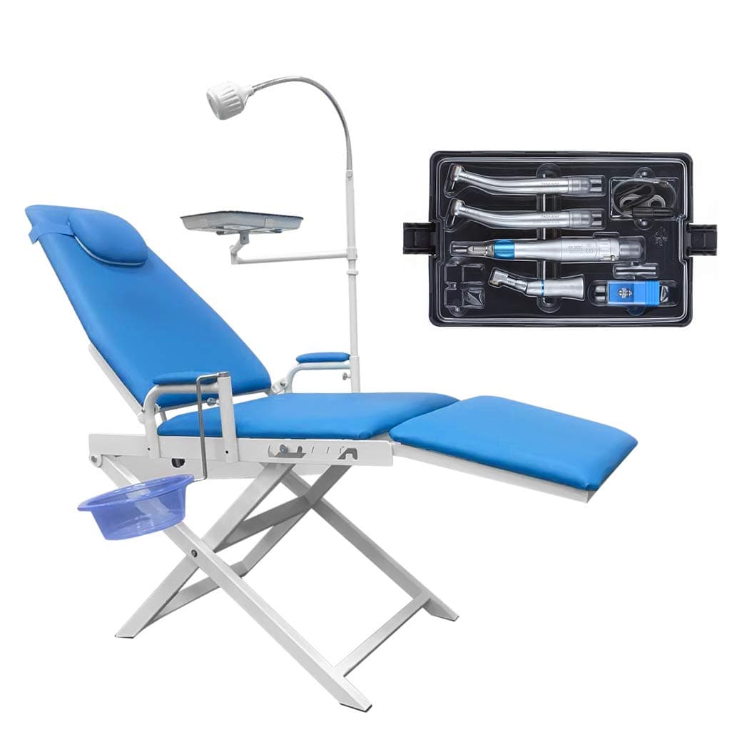 Portable Folding Chair Mobile Unit +Push Type High Low Speed Hand Kit 4H …