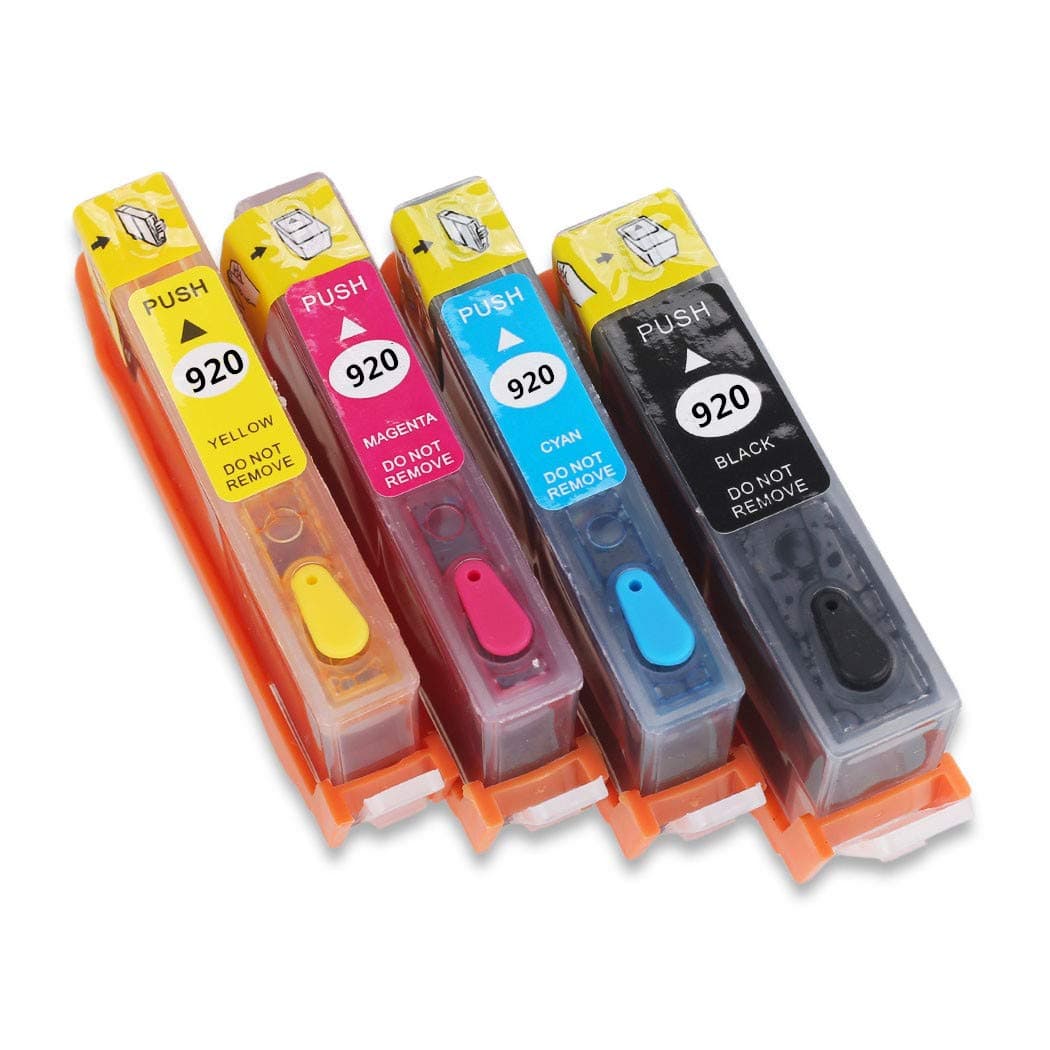 HEMEI 920 Full Refillable Ink Cartridge Replace For hp 920 920XL Ink, Using For HP Officejet 6000 6000dwn 6500 6500A 7000 7500A E609a E609n E709a E709c E709q E709n E710n E809a E809b E910a printer