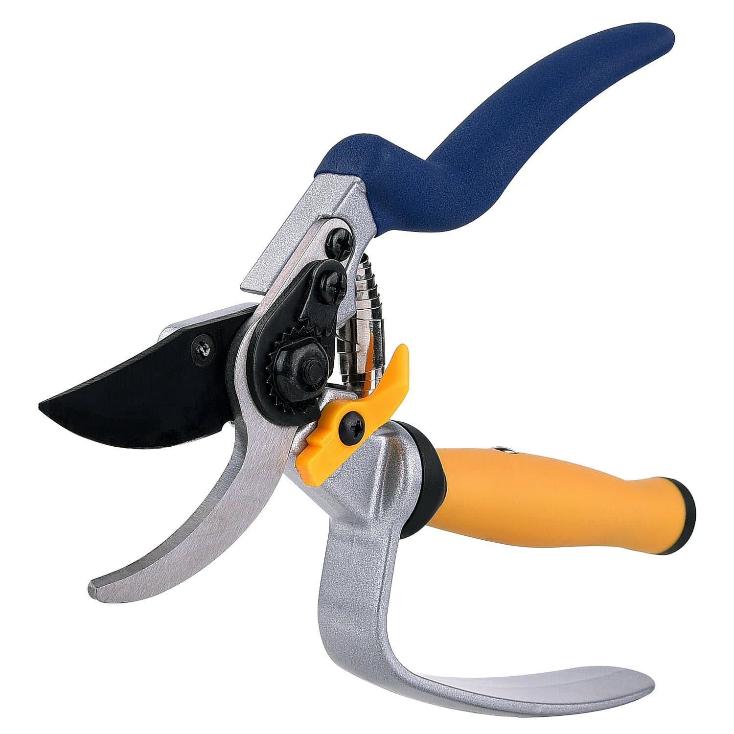 Pruning Shears,Getan 8" Professional SK-5 Steel Blade Sharp anvil pruner, Bypass Pruner with Rotating Handle to Minimize Strain (GTN-301) Garden Clippers, Garden Shears