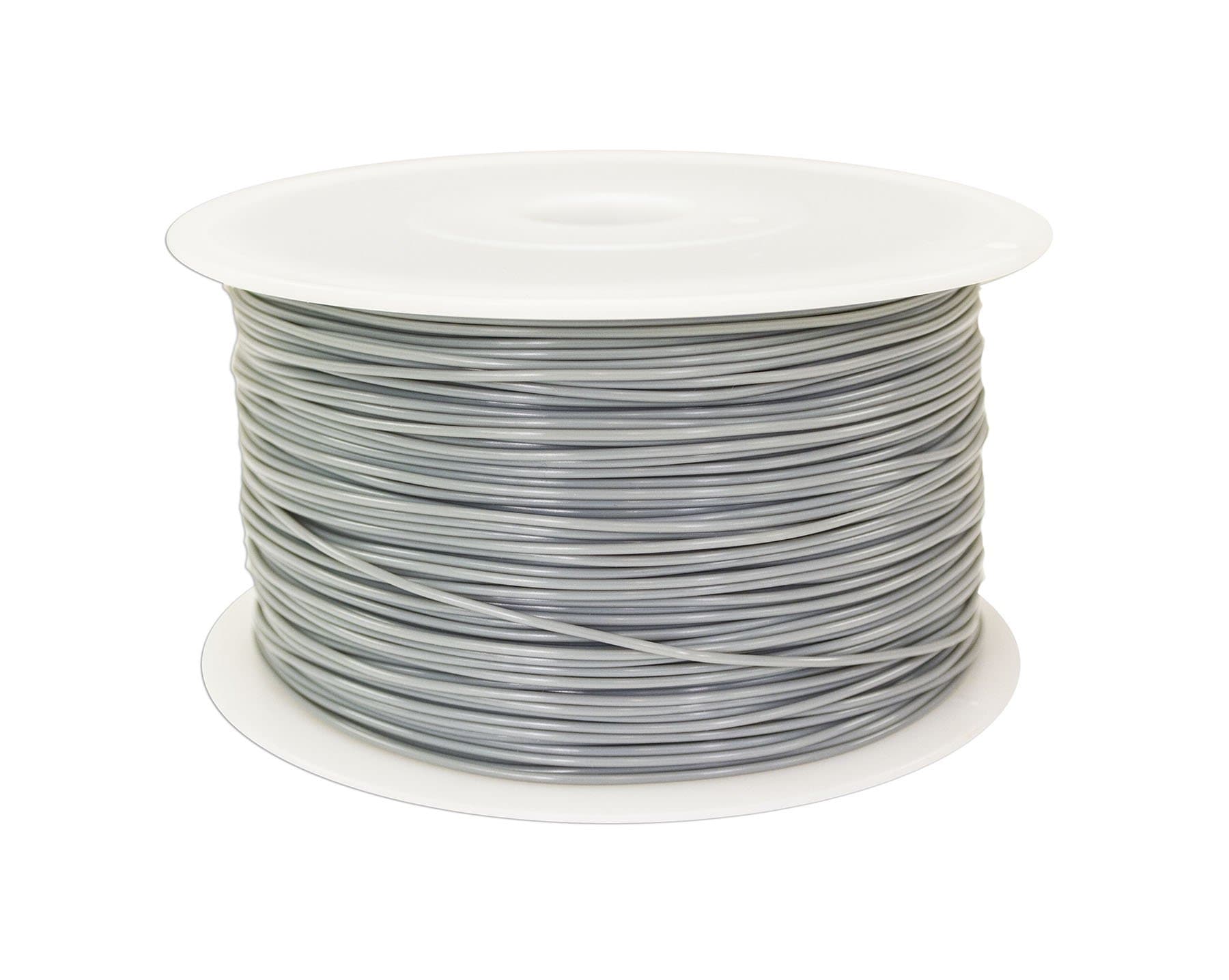 FOXSMART 329683 PLA 3D Printer Filament 1kg Spool - 1.75mm - Silver