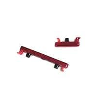 Starware External Side Button Power On Off Lock + Volume Up Down Part Compatible with Redmi Note 7 Pro : Red