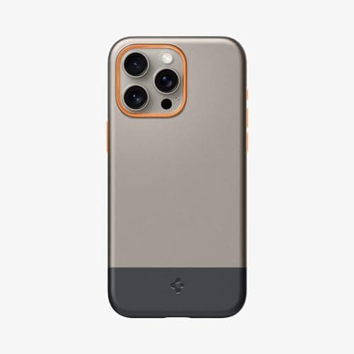 Spigen Style Armor MagFit Back Cover Case Compatible with iPhone 15 Pro Max (TPU + Poly Carbonate | Alpine Gold)