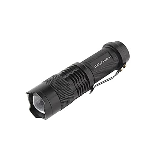 Didakay Tactical Flashlight 2000S - High Lumen - 2 Free e-Books