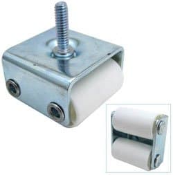 Low Profile White Stem Light-duty Casters PKG (4)