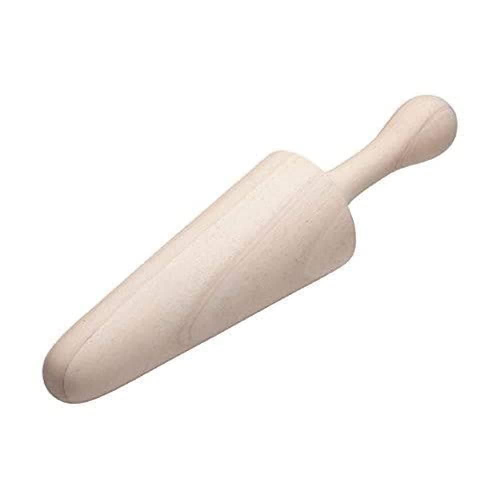Winco WPST-13, 13-7/8'' x 3-1/8'' Wood Chinois Pestle, Assorted