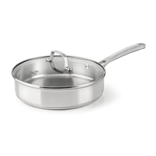 Classic Stainless Steel Cookware, Saute Pan, 3-quart