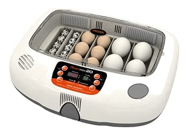 R-Com MX-20 Max 20 Automatic Digital Auto-Turning Egg Incubator with Bonus Quail Tray