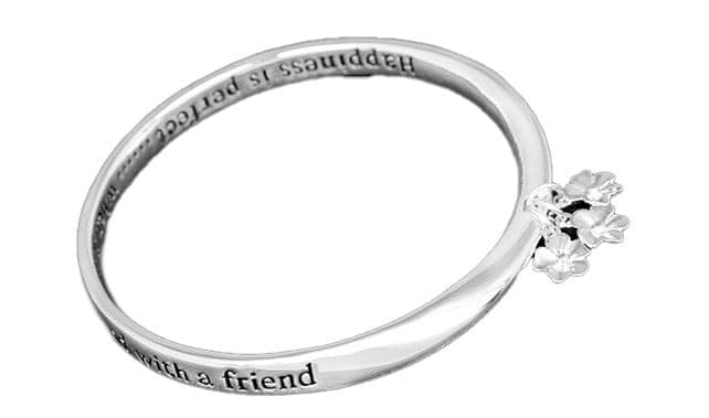 Equilibrium Jewellery - Dangle Flower Friend Bangle