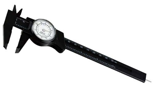 PRECISE 6" - 150mm | Non-Rust, Non-Magnetic Plastic Dial Vernier Caliper | Textured Thumb Wheel | With Depth Probe | Dual SAE & Metric Scale | Designed For Precise Measurements For Multi-Purpose Tasks