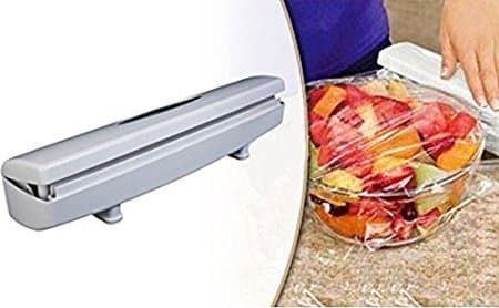 vmore Plastic Wraptastic Food Wrap Dispenser (Yellow)