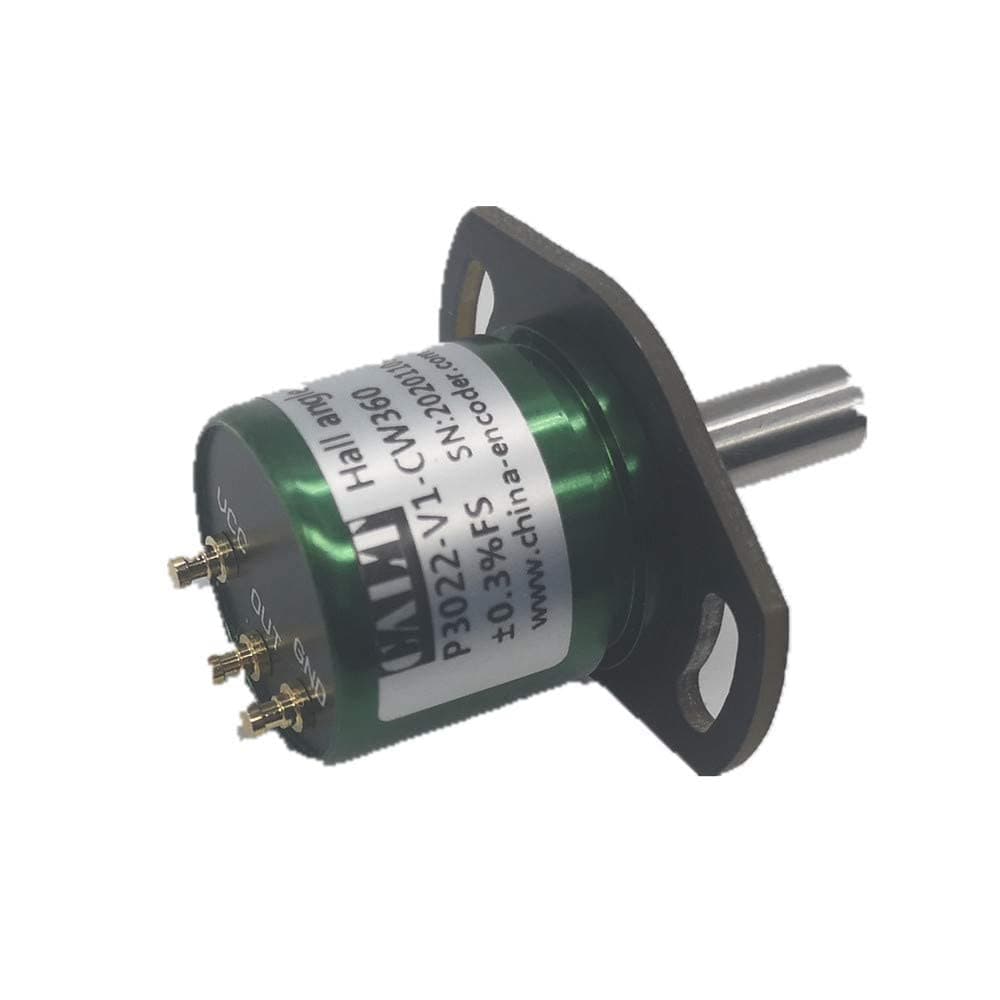 CALT Hall Effect Potentiometer Angle Encoder Sensor 360 Degree 6mm Shaft Analogue 0-5v Output
