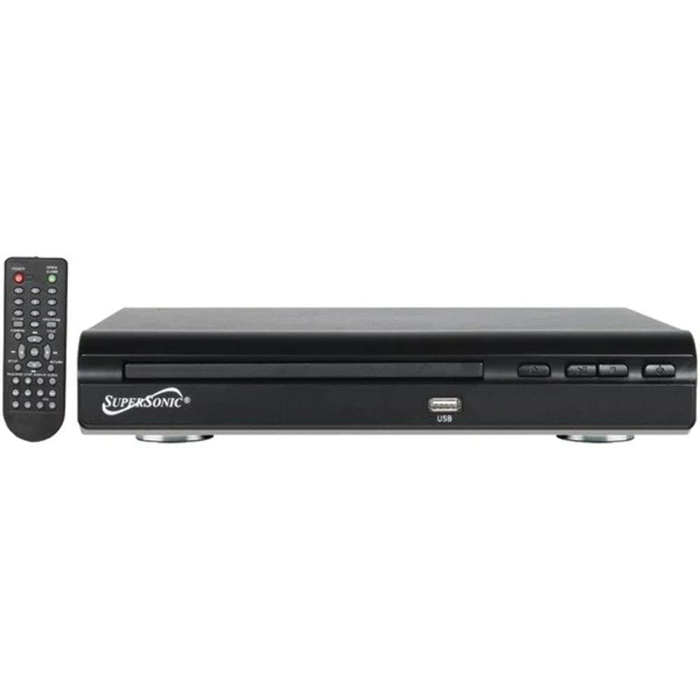 SuperSonic 2.0 Channel DVD Player with USB Input