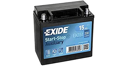 EXIDE EK151 AGM START STOP AUXILIARY BATTERY
