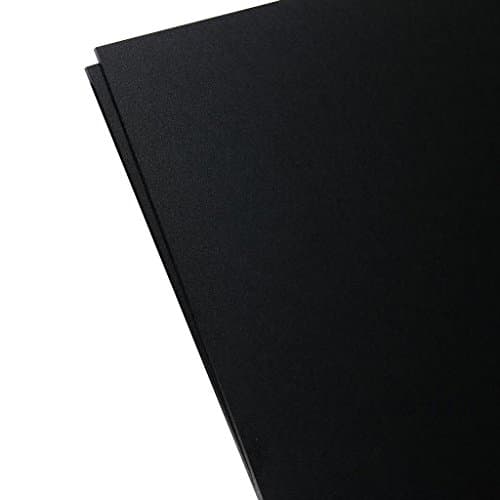 Plastics 2000 - KYDEX Sheet - 0.093" Thick, Black, 8" x 12", 2 Pack