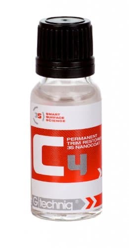 GTechniq C4 Permanent Trim Restorer 15ml Plastic Dressing Engine Bay Detailing