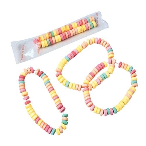 Smarties Neon Candy Necklaces/24-Bx