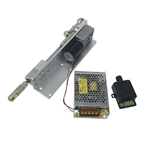 BEMONOC DIY Design DC 12V Linear Actuator Reciprocating Motor Stroke 70mm 35RPM Adjustable+Switching Power Supply 110V-240V+PWM Speed Controller