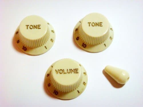 MIJ Replacement Knobs Set for Stratocaster Mint Green fa-st4mm-mgn