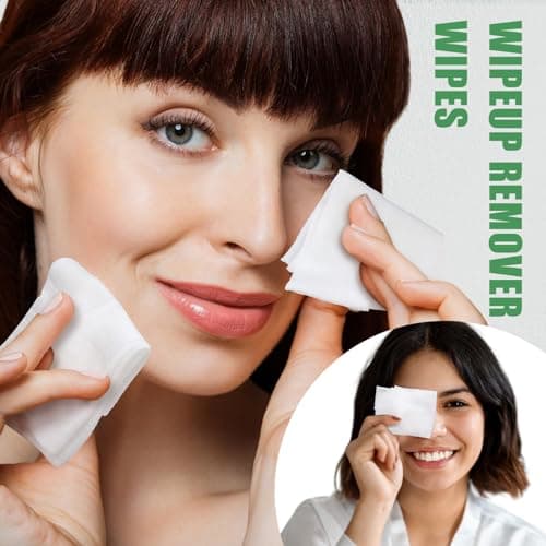 Ctosree 150 pcs Makeup Remover Wipes Bulk Individually Wrapped Makeup Wipes Single Remover Cloth Facial Cleansing Pads for Mascara Lipstick Oil Dirt Face Skin Travel Hotel(Green)