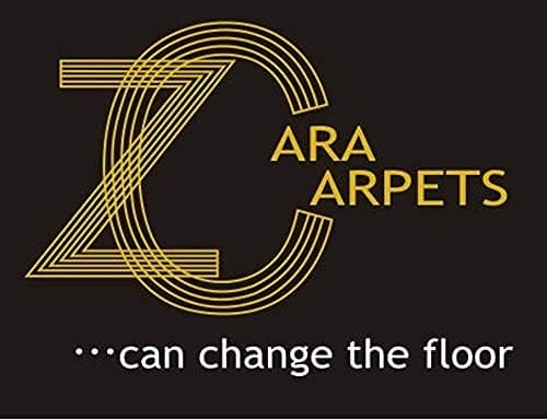 ZARACARPETS Solid Plain Exported Quality Hand Made Carpets and Rug Size 9 Feet by 12 Feet (9x12 feet) Grey Dotted