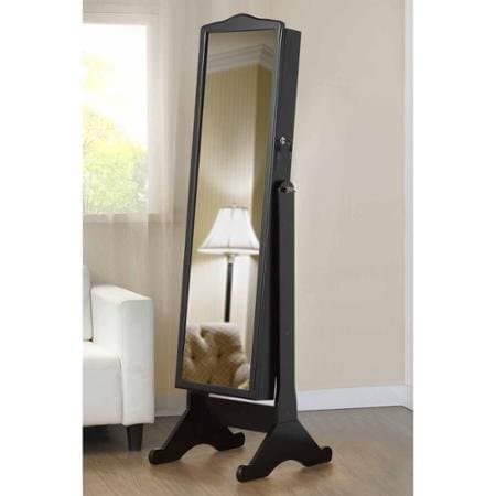 Full Length Mirror with Jewelry Storage