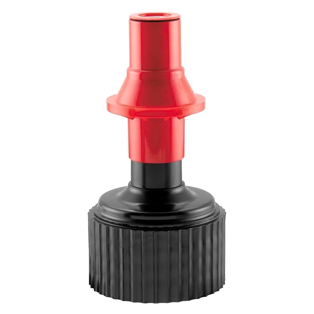Tuff Juff 5Gal Replacement Black Cap w/ Spill Proof Red Spout RRS