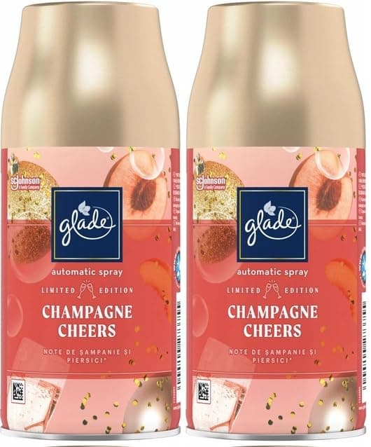 2 x Glade Automatic Spray Refill 269ml - Champagne Cheers